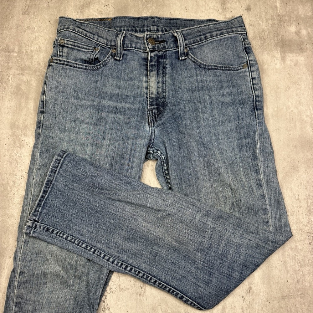 Levis 511 Slim Fit Jeans Mens 32x30 Blue Denim Faded Workwear 04511-1910